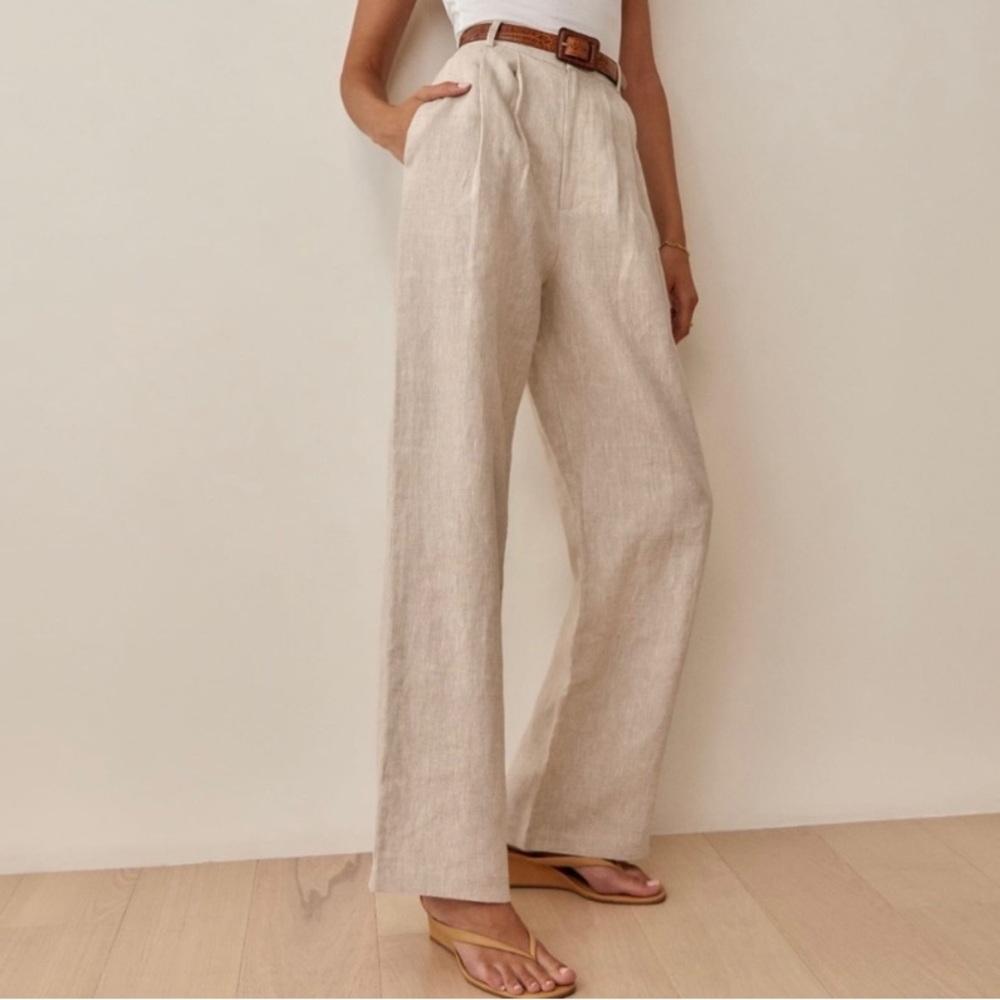 Reformation linen pants